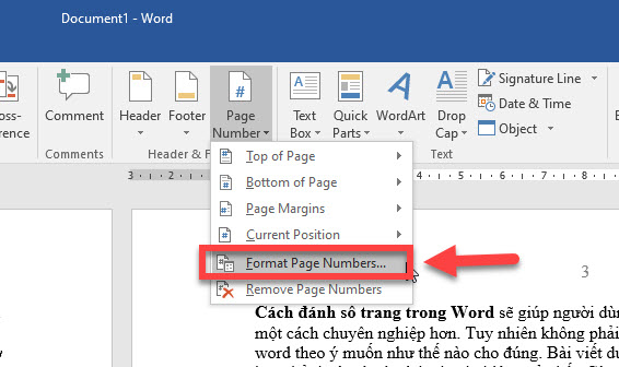cach danh so trang trong word congngheaz 5