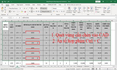 chuyen excel sang cad dellfcvietnam