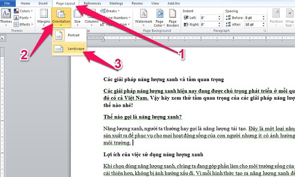 Cách xoay ngang 1 trang trong Word bất kỳ cực kỳ đơn giản 4 xoay ngang 1 trang trong word dellfcvietnam 5