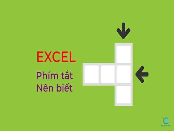 các phím tắt trong excel