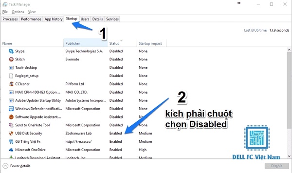 loi full disk win 10 dellfcvietnam 2