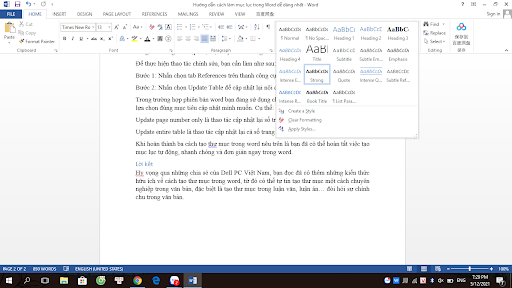 cach lam muc luc trong word dellfcvietnam 3