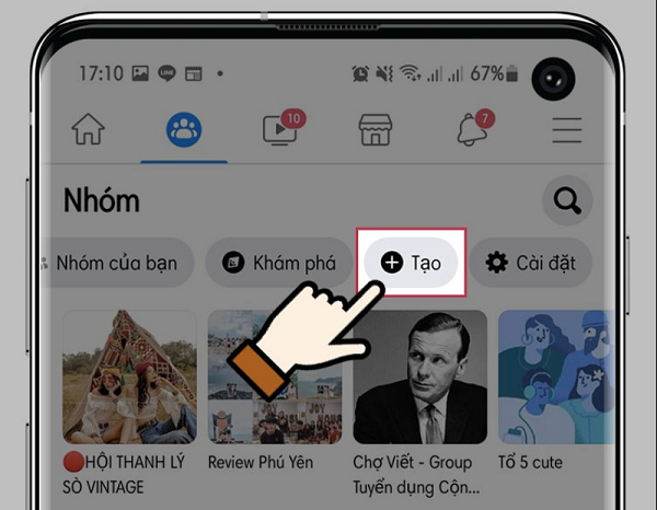 cach tao nhom tren facebook dellfcvietnam 2