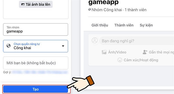 cach tao nhom tren facebook dellfcvietnam 8