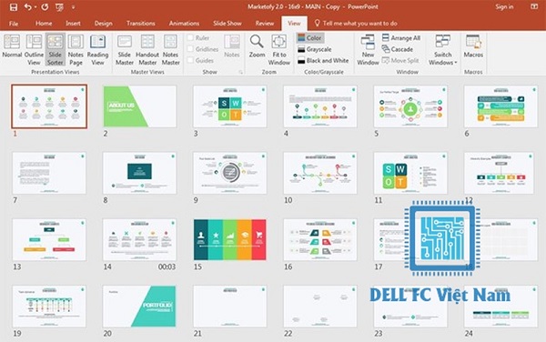 trình chiếu powerpoint