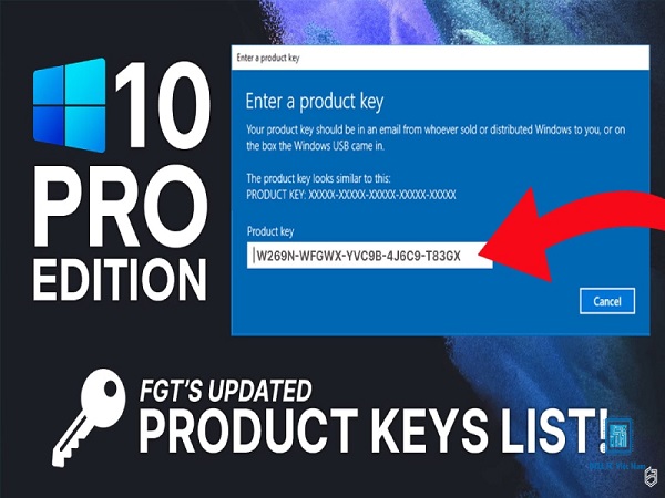 Share Product Key Win 10 Pro 64bit/32bit vĩnh viễn mới nhất 2023 1 key win 10 pro congngheaz 1