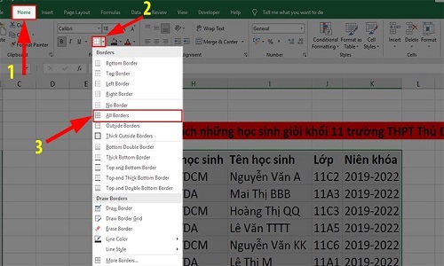 tao bang trong excel dellfcvietnam