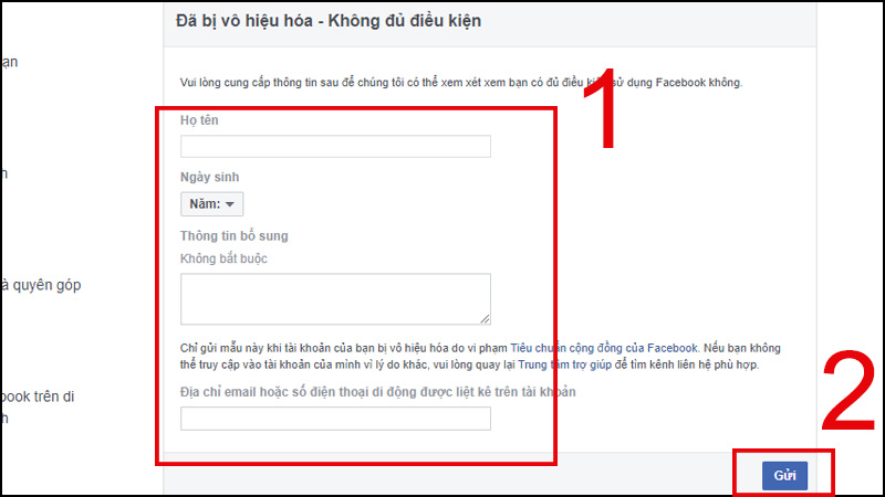 Nguyên nhân và cách khôi phục tài khoản Facebook bị vô hiệu hóa 4 cach mo tai khoan facebook bi vo hieu hoa congngheaz 1