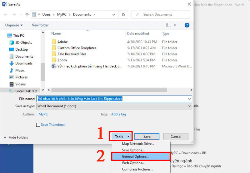 dat mat khau cho file word congngheaz 22