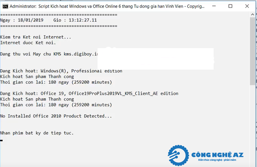 Hướng dẫn cách Active Office 2013 vĩnh viễn thành công 100% 16 cach active office 2013 bang aio tool congngheaz 3