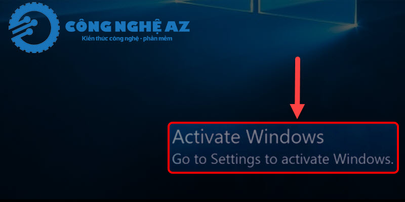Cach kiem tra win 10 da active chua congngheaz