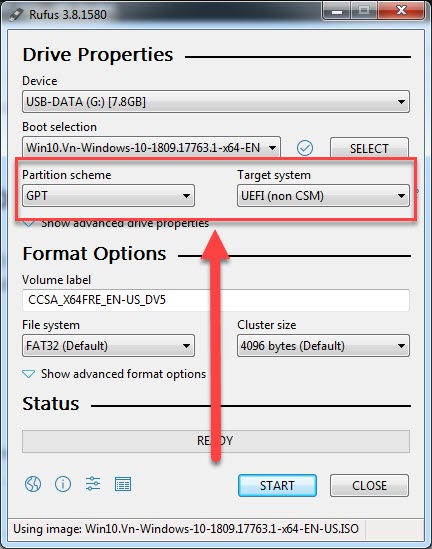 cach cai win 10 bang usb congngheaz 2