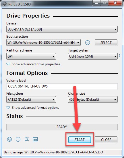 cach cai win 10 bang usb congngheaz 3