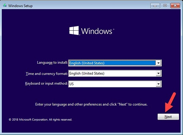 cach cai win 10 bang usb congngheaz 6