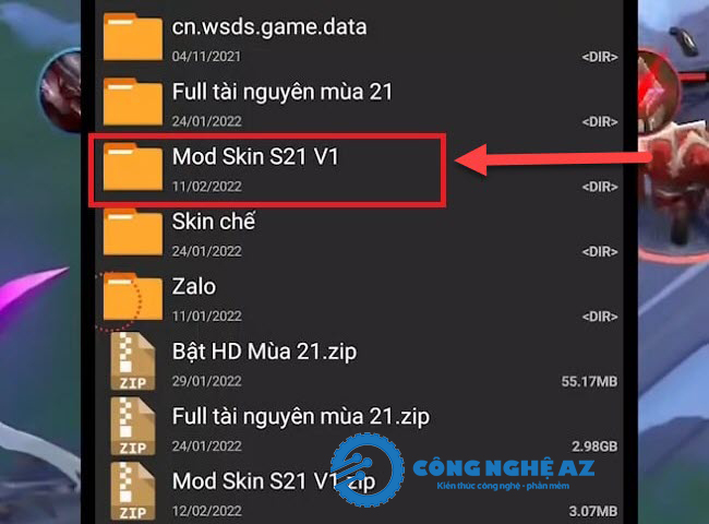 cai dat mod skin lien quan mua 23 v1 cho android congngheaz 1