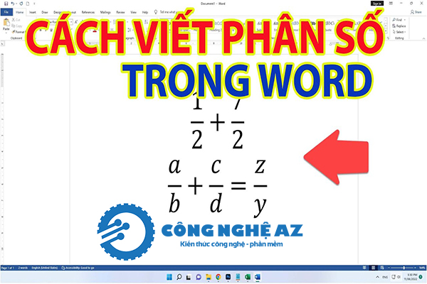 cach viet phan so trong word congngheaz 6